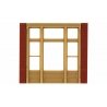 Modular Building System(TM) -- Street Level Wall Sections w/Victorian Window - Kit, HO Design Preservation Models 30142