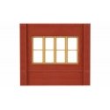 Modular Building System(TM) -- Dock Level Wall Sections w/Victorian Window - Kit, HO Design Preservation Models 30143