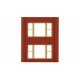 Modular Building System(TM) -- Two-Story Wall Sections w/2 20th Century Windows - Kit, HO Design Preservation Models 30164
