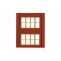 Modular Building System(TM) -- Two-Story Wall Sections w/Victorian Windows - Kit pkg(4), HO Design Preservation Models 30144
