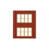 Modular Building System(TM) -- Two-Story Wall Sections w/Victorian Windows - Kit pkg(4), HO Design Preservation Models 30144