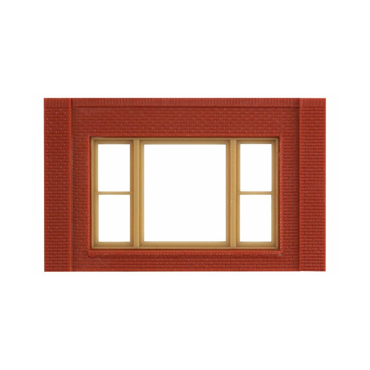 Modular Building System(TM) -- One-Story Wall Sections w/20th Century Window - Kit, HO Design Preservation Models 30167