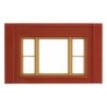 Modular Building System(TM) -- One-Story Wall Sections w/20th Century Window - Kit, HO Design Preservation Models 30167