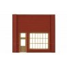 Modular Building System(TM) -- Street Level Wall Sections w/Steel Sash Entry - Kit, HO Design Preservation Models 30171