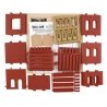 Modular Building System(TM) -- 3-in-1 Industrial Building Kit - 8-1/2 x 6′ 21.5 x 15.2cm 113 Pieces, HO Design Preservation Mo
