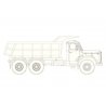Magirus Jupiter Dump Truck - Assembled -- Various Colors, HO, Brekina Automodelle 10225