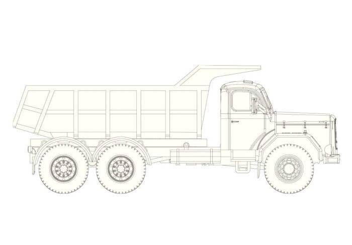 Magirus Jupiter Dump Truck - Assembled -- Various Colors, HO, Brekina Automodelle 10225