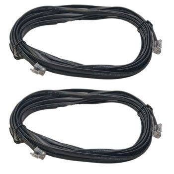 LocoNet Cable pkg(2) -- 16′ 4.9m, All Scales, Digitrax LNC162