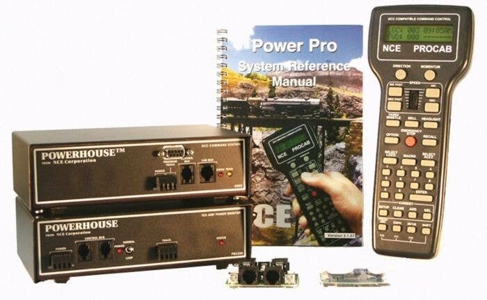 Digital Command Control Starter Sets - 10 Amps for O/G Scale -- PH-10 Powerhouse Pro w/CS02, PB11, All Scales, NCE Corporation 6