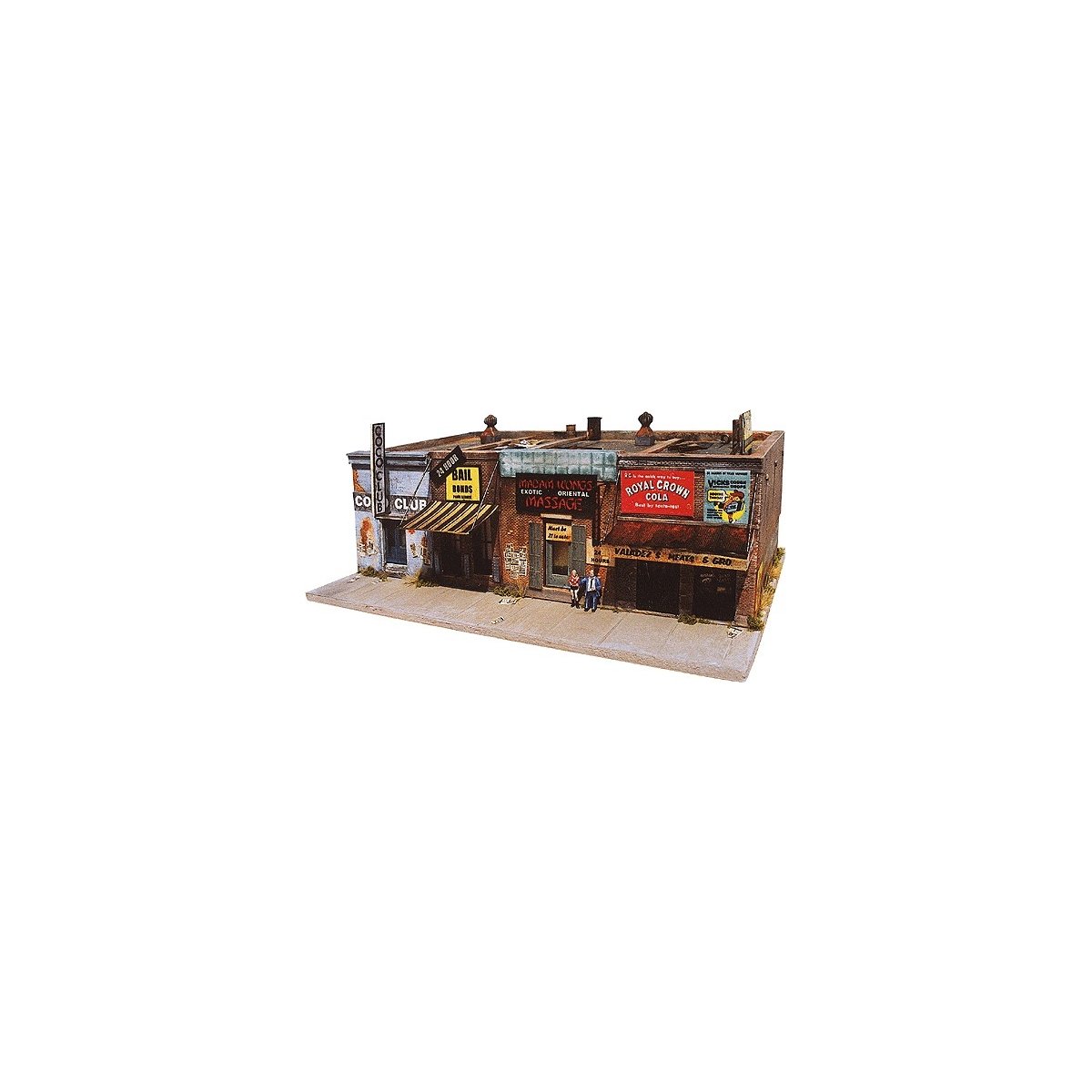 Addams Avenue - Part Two -- Kit - 10 x 5′ 25.4 x 12.7cm, HO Downtown Deco 1002