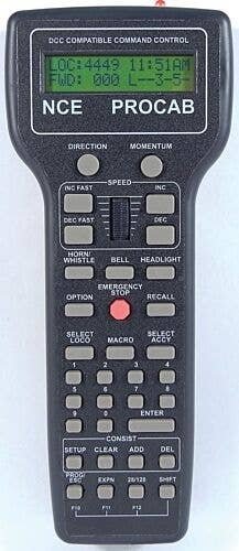Deluxe Master ProCabR(TM) Wireless DCC Throttle, All Scales, NCE Corporation 11