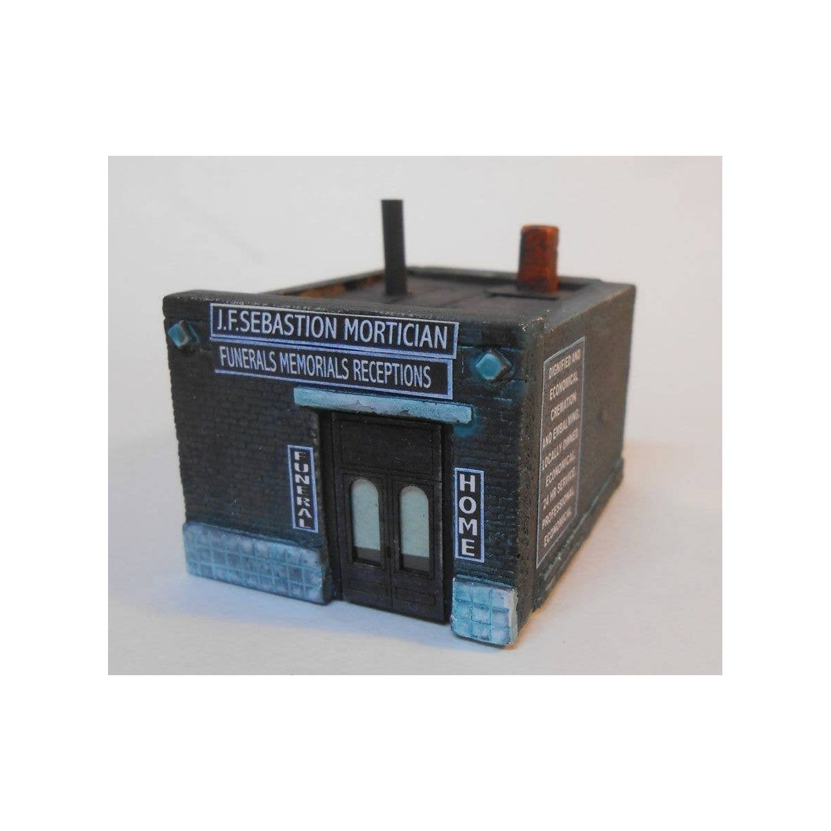Cast-Hydrocal Kit -- J.f. Sebastian, Mortian Funeral Home, N Downtown Deco 2021