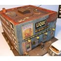 Cast Hydrocal Kit -- Fat Lou`s Building - 4 x 4-1/2` 10.2 x 11.4cm, HO, Downtown Deco 1065