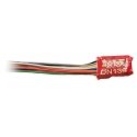 DN136D Series 6 Control Decoder for N & HO -- Wired - .55 x .404 x .2′ 13.9 x 10.3 x 5mm, All Scales, Digitrax DN136D