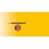 LED w/Wires & Resistor -- Yellow, 1/16 x 1/32′ 1.6 x .8mm pkg(5), All Scales, Viessmann Modellspielwaren 5270