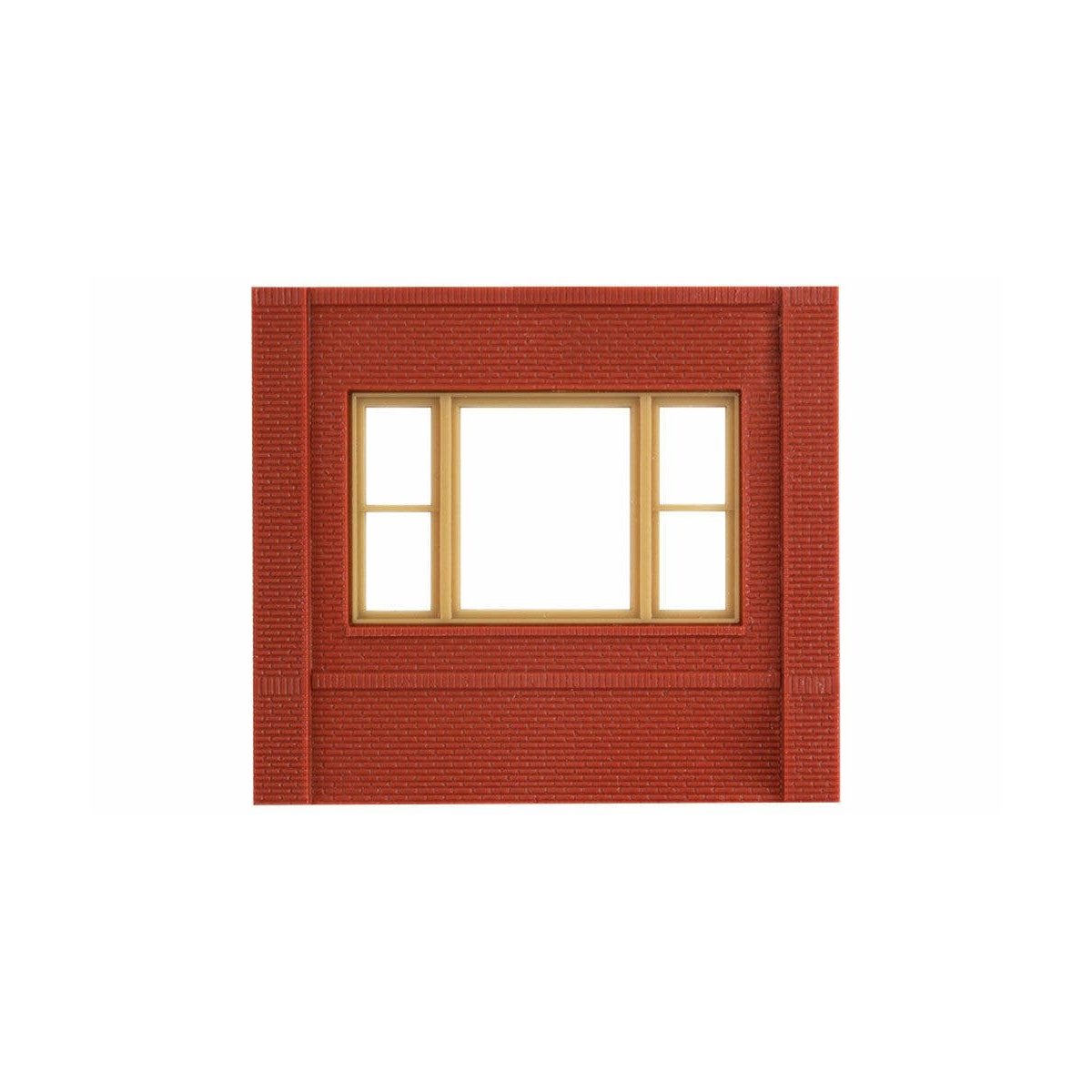 Modular Building System(TM) -- Dock Level Wall Sections w/20th Century Window - Kit, HO Design Preservation Models 30163