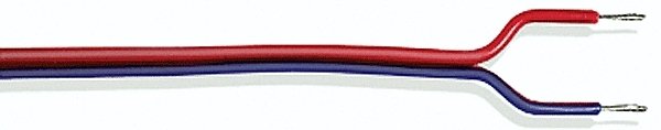 Double Conductor Wire - 65.6′ 20m -- Blue/Red, G, LGB 51235