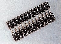 Plug & Socket Strip -- 12-Position, All Scales, Brawa Modellspielwaren 3093