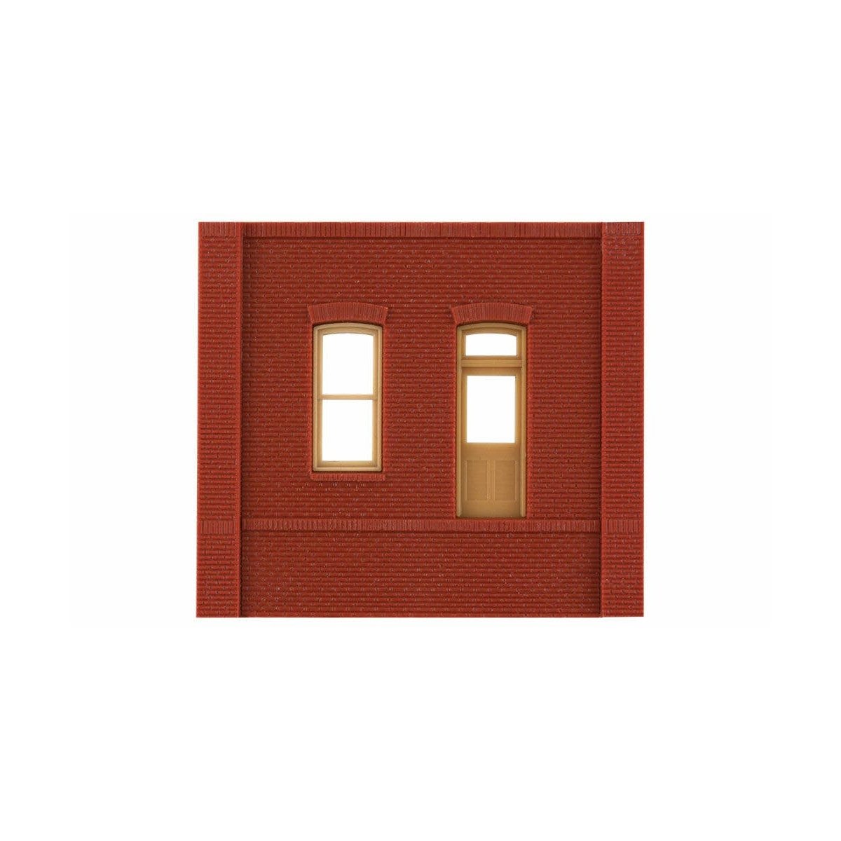 Modular Building System(TM) -- Dock Level Wall Sections w/Rectangular Entry - Kit, HO Design Preservation Models 30136