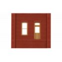 Modular Building System(TM) -- Dock Level Wall Sections w/Rectangular Entry - Kit, HO Design Preservation Models 30136