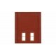 Modular Building System(TM) -- Two-Story Wall Sections w/2 1st Floor Rectangular Windows - Kit, HO Design Preservation Models 30