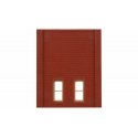 Modular Building System(TM) -- Two-Story Wall Sections w/2 1st Floor Rectangular Windows - Kit, HO Design Preservation Models 30