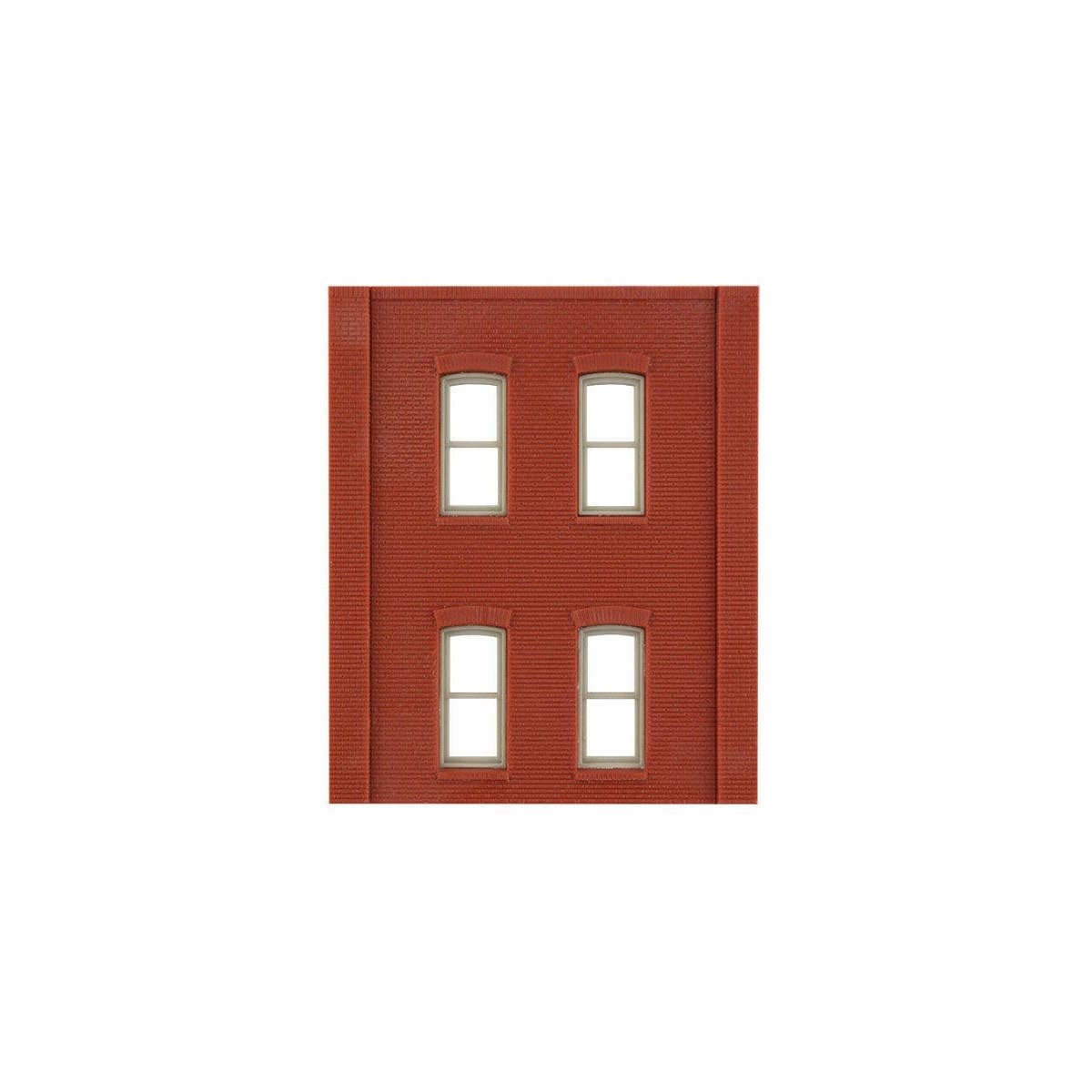 Modular Building System(TM) -- Two-Story Wall Sections w/4 Rectangular Windows - Kit, HO Design Preservation Models 30138