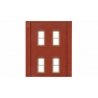 Modular Building System(TM) -- Two-Story Wall Sections w/4 Rectangular Windows - Kit, HO Design Preservation Models 30138