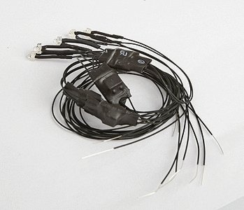 Light - Universal Flashing LED 5/64′ 1.8mm 7-19 Volt AC, DC, DCC 5-Pack -- Blue, All Scales, Evan Designs U12F