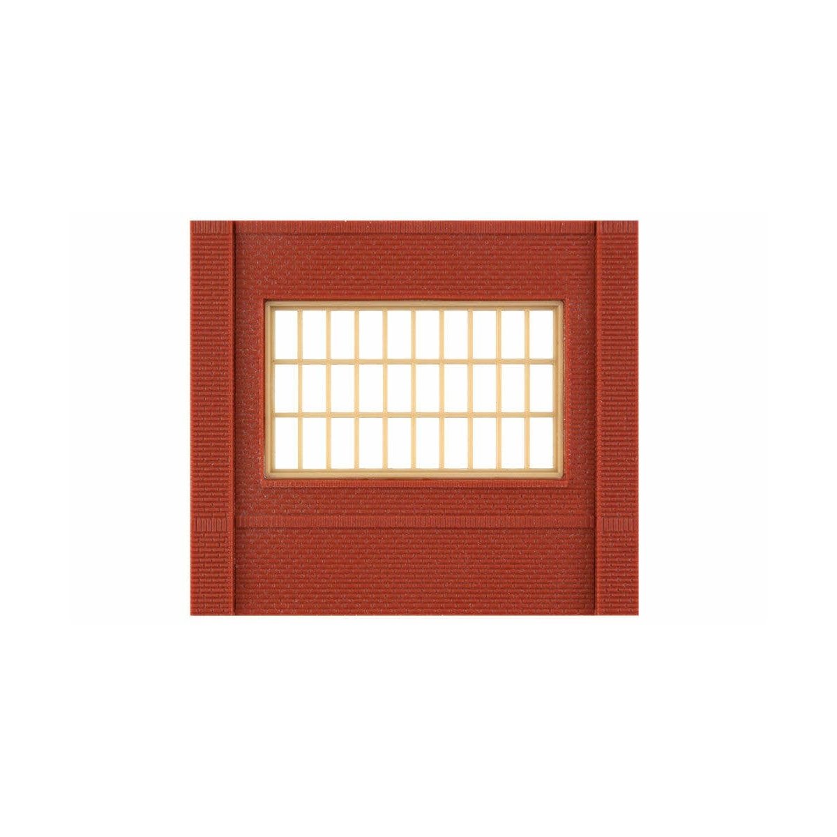 Modular Building System(TM) -- Dock Level Wall Sections with Steel Sash Window - Kit pkg(4), HO Design Preservation Models 30173