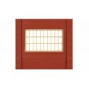 Modular Building System(TM) -- Dock Level Wall Sections with Steel Sash Window - Kit pkg(4), HO Design Preservation Models 30173