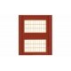 Modular Building System(TM) -- Two-Story Wall Sections w/2 Steel Sash Windows - Kit, HO Design Preservation Models 30174