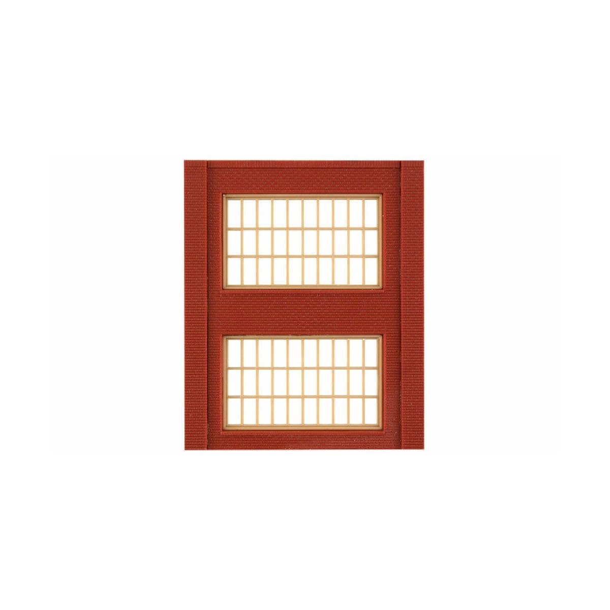 Modular Building System(TM) -- Two-Story Wall Sections w/2 Steel Sash Windows - Kit, HO Design Preservation Models 30174
