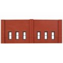 N Scale Modulars System(TM) (Plastic) -- Street level Windows pkg(3) 3-1/2′ Wide x 1-13/32′ High (8.7 x 3.5cm), N Design Pre