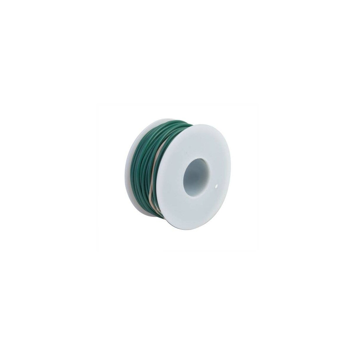 One-Conductor Hookup Wire - 18 Gauge - 55′ 16.8m -- Green, All Scales, Wire Works 118160555