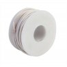 One-Conductor Hookup Wire - 18 Gauge - 55′ 16.8m -- White, All Scales, Wire Works 118160559