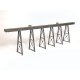 210′ Tall Steel Viaduct, Low Bridge w/Bents -- 7 30′ Spans, 6 1,2,or 3-Story Bents, 29′L x 10 5/8′, 7 1/2′ or 4 1/4′