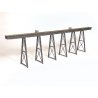210′ Tall Steel Viaduct, Low Bridge w/Bents -- 7 30′ Spans, 6 1,2,or 3-Story Bents, 29′L x 10 5/8′, 7 1/2′ or 4 1/4′