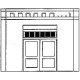 Modular Walls -- Loading Door, O Design Preservation Models 90107