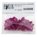 Male Quick Connect -- Red pkg(20), All Scales, NCE Corporation 287
