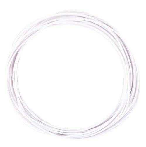 Fine Stranded Wire .002` .04mm x 32` 9-5/8` 10m Roll -- White, All Scales, Faller Gmbh 163790