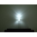Tower LED 2mm - Set of 5 -- White, All Scales, Miniatronics Corp. 1282505