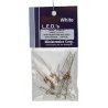 Standard Light Emiting Diodes (LEDs) 5mm Diameter -- White pkg(10), All Scales, Miniatronics Corp. 1250010