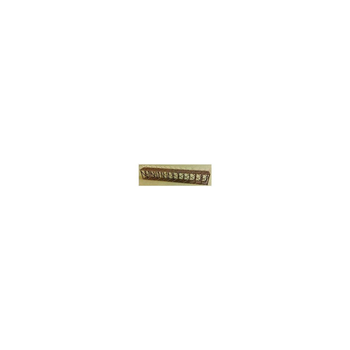 Ice Shed Platform -- Laser-Cut Kit - 13-3/8 x 1-3/8 x 2-3/4′ 34 x 3.5 x 7cm, HO GCLaser 19103