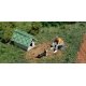 Dog House pkg(2) - Kit (Laser-Cut Wood) -- 15/32 x 25/32 x 1/2′, HO GCLaser 1159