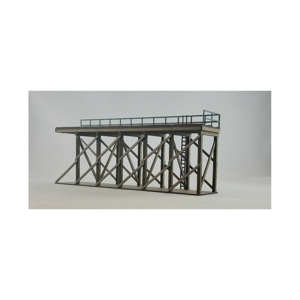 Ice Shed Platform Add-On -- Laser-Cut Kit - 6-7/8 x 1-3/8 x 2-3/4′ 17.5 x 3.5 x 7cm, HO GCLaser 19104