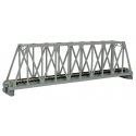Single-Track Truss Bridge - Unitrack -- Gray 9-3/4′ 24.8cm, N Kato USA Inc 20432