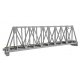 Single-Track Truss Bridge - Unitrack -- Silver 9-3/4′ 24.8cm, N Kato USA Inc 20433