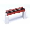 Deck Girder Bridge -- 4-31/32′ 124mm Long (red/rust), N Kato USA Inc 20460