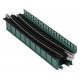 Single-Track Curved Deck-Girder Bridge, Code 80 Track - Assembled - Unitrack -- 19′ 481mm Radius, 15 Degrees (green), N Kato U